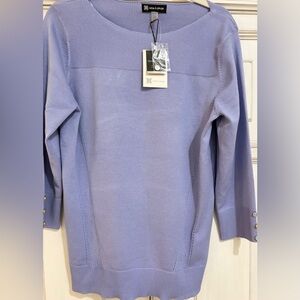 NWT SZ L Cable & Gauge Women's Lavender Sweater